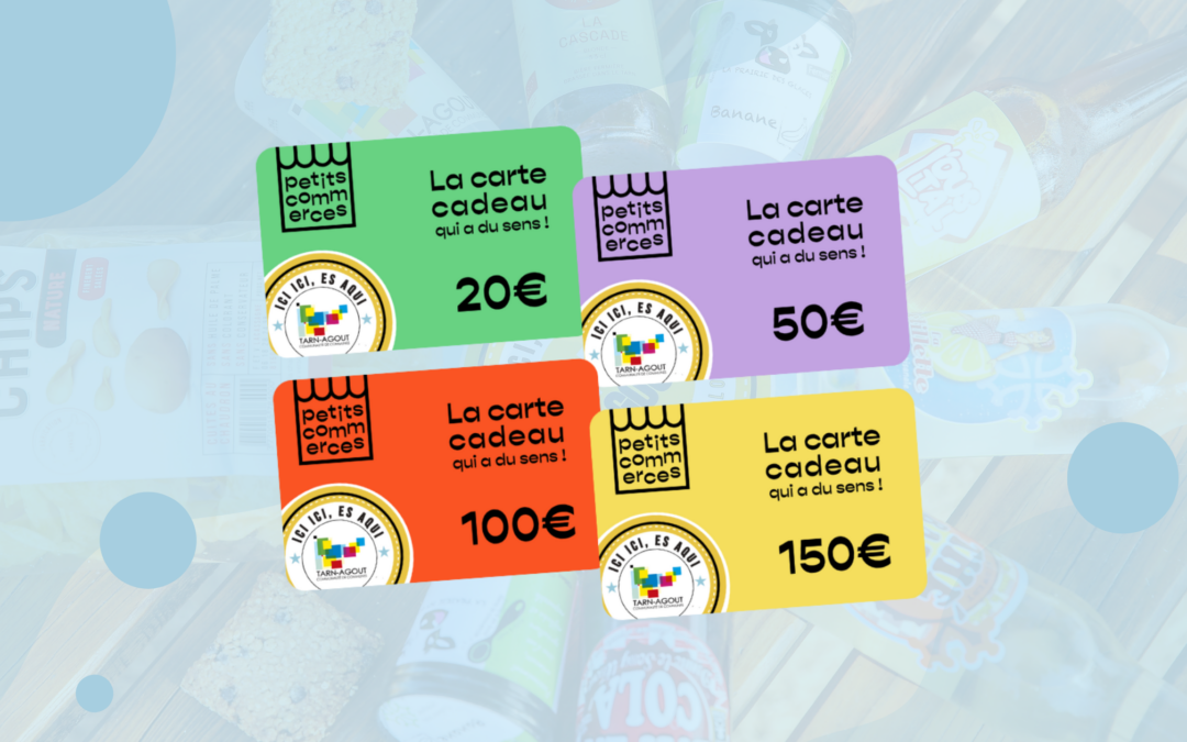 La carte cadeau Tarn-Agout – Ici ici, es aqui