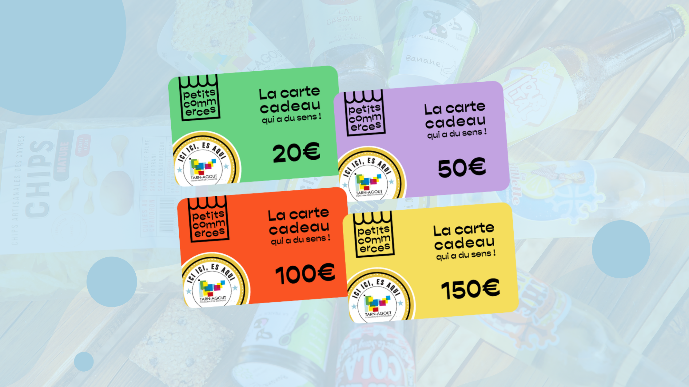 Consommer local - Carte cadeau Ici ici es aqui