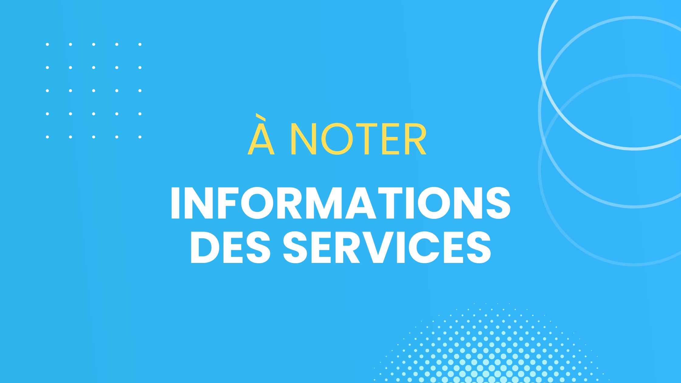 CC Tarn-Agout - Information des services