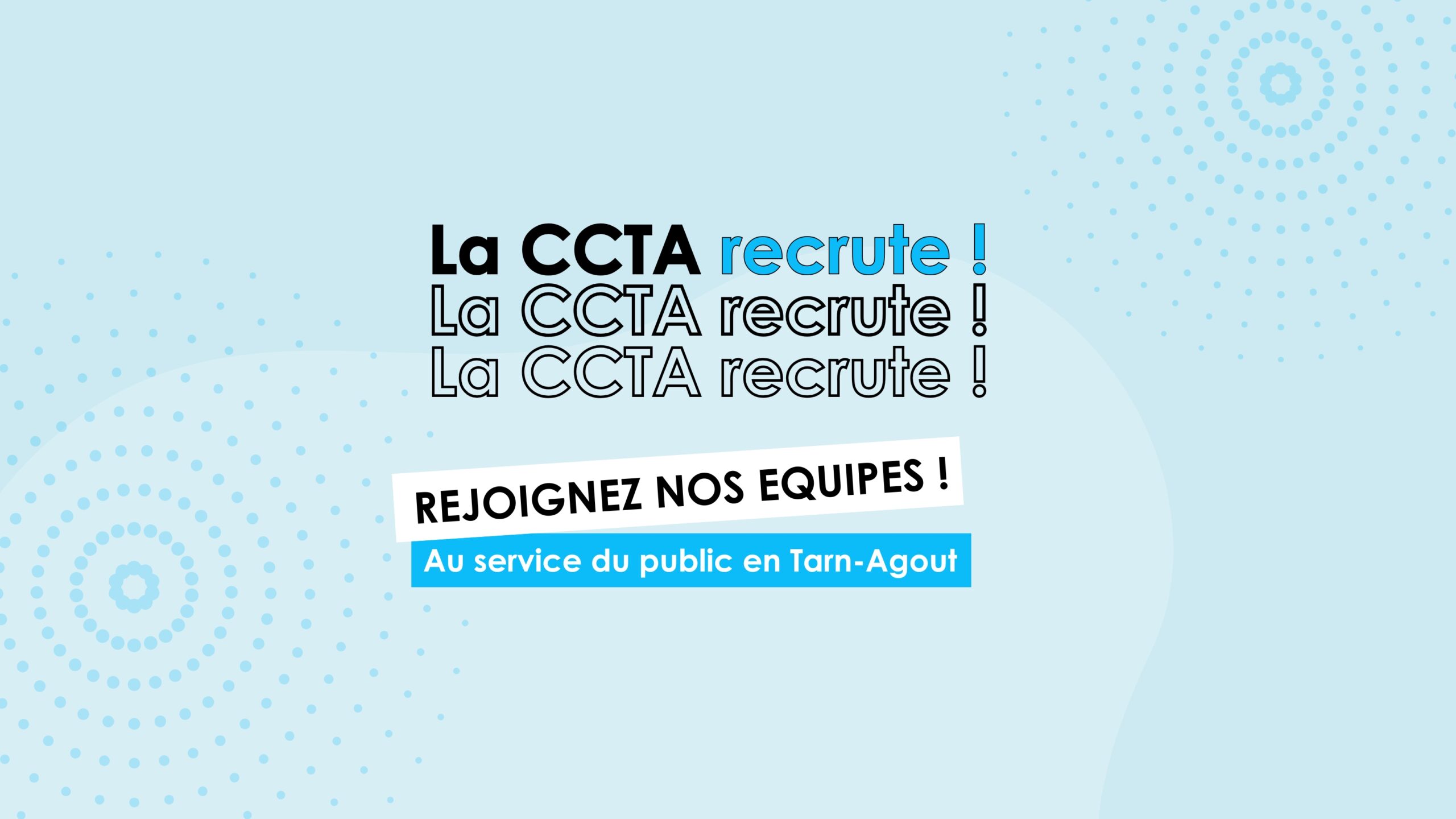 CC Tarn-Agout - Nos offres d'emploi disponibles