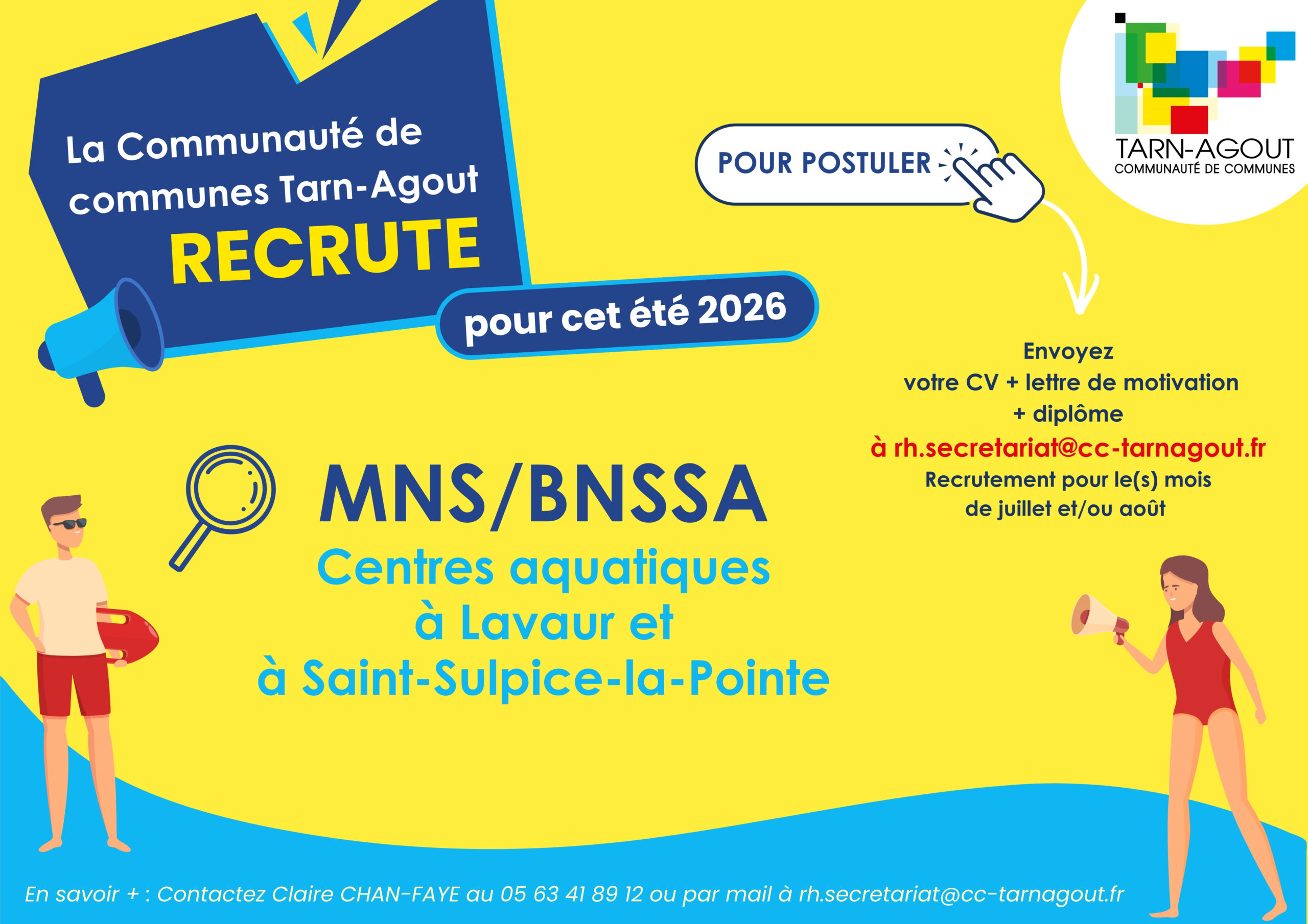 Job saisonniers - MNS/BNSSA