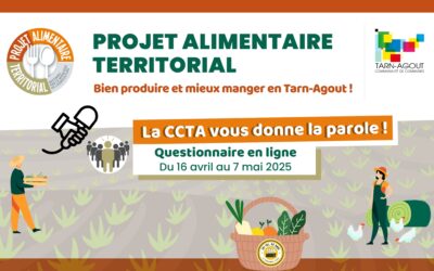 Projet alimentaire territorial (PAT) : la CCTA vous donne la parole !