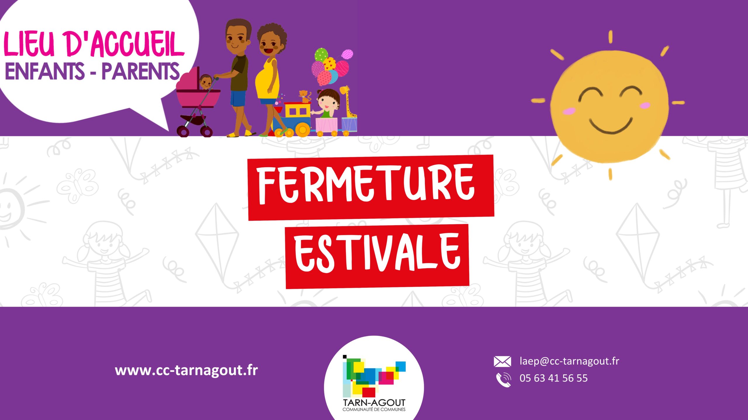 LAEP fermeture estivale