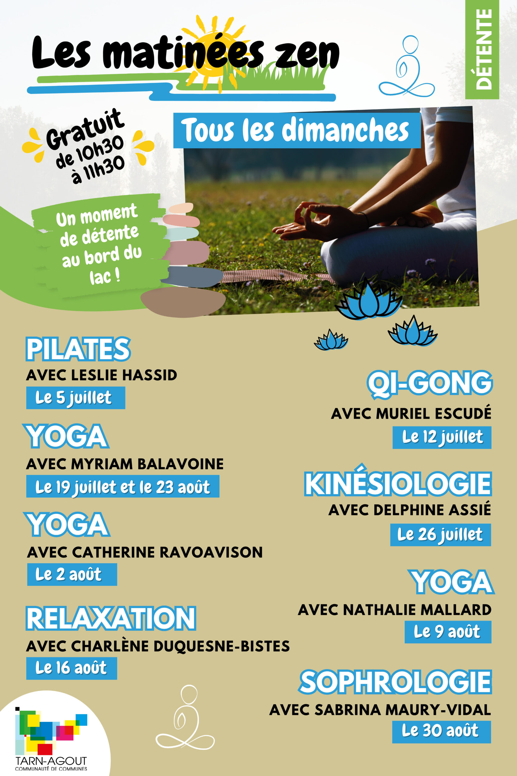 Matinées zen 2026