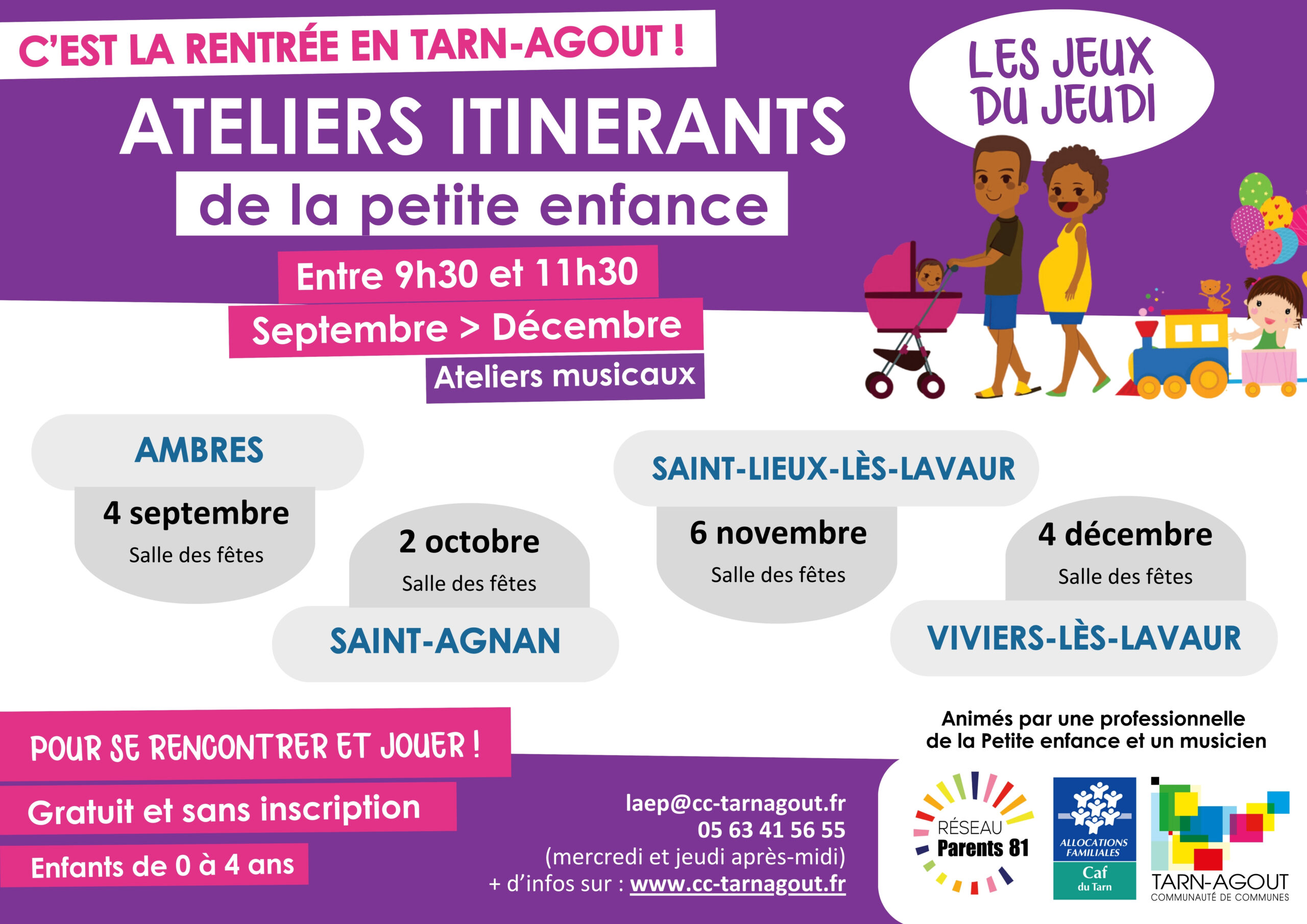 LAEP - JEUX DU JEUDI DATES 2025