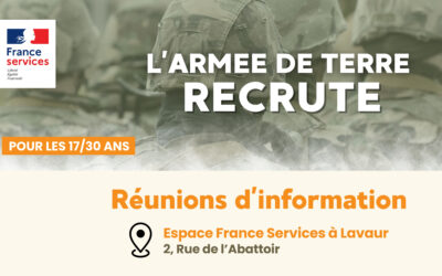 France Services Lavaur : permanences d’information de l’Armée de Terre