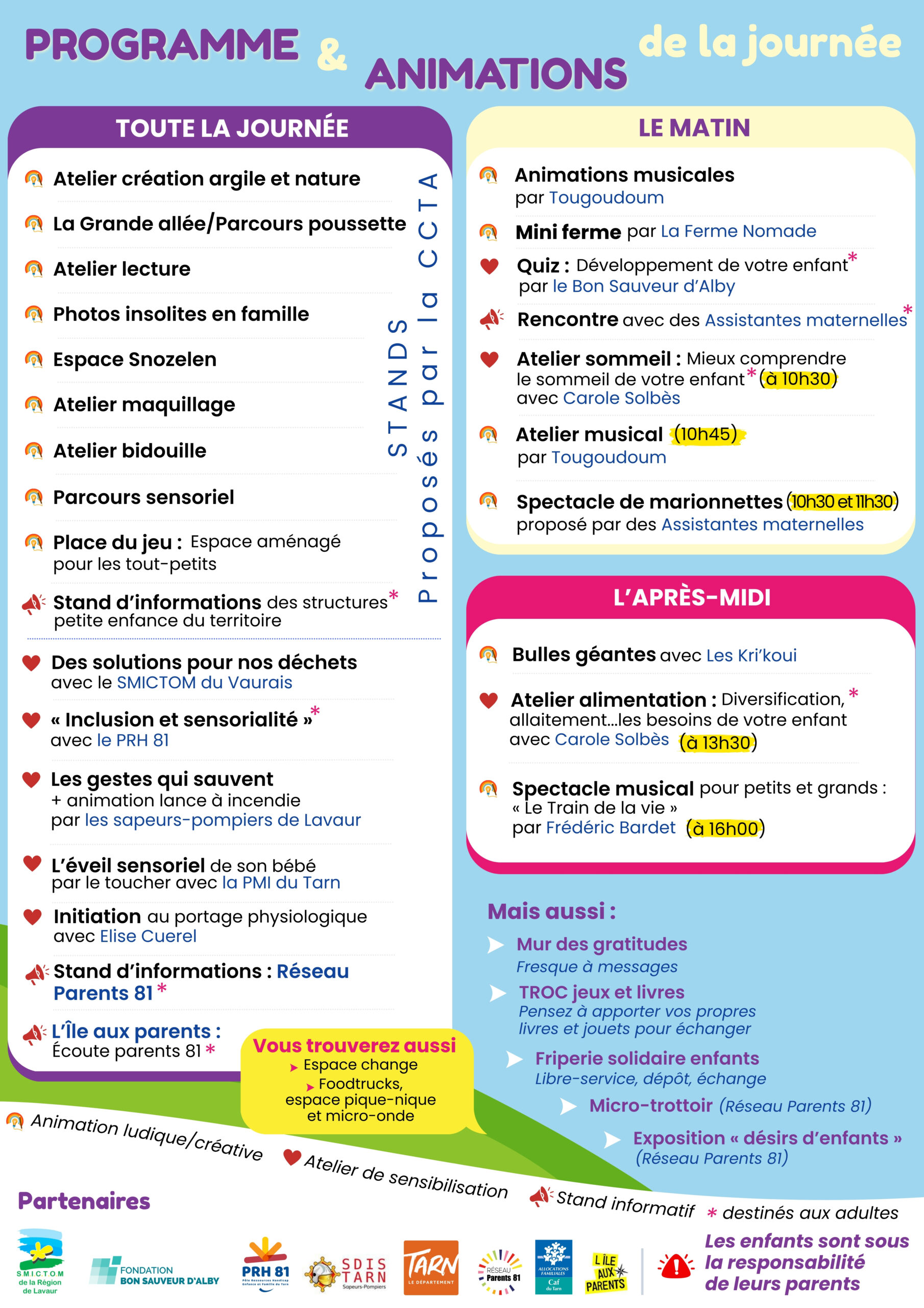 Programme de la Journée des petits